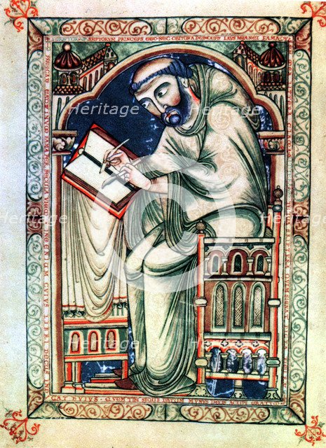 Eadwine the Scribe, c mid 12th century. Artist: Unknown