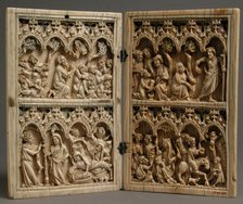 Diptych with Scenes from the Life of Christ, French, 14th century. Creator: Unknown.