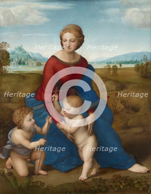 Madonna in the Meadow, ca 1506. Artist: Raphael (1483-1520)
