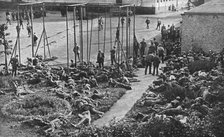 Des le 10 aout, des milliers de prisonniers allemands peuplent les casernes de Bruges', 1914. Creator: Unknown.