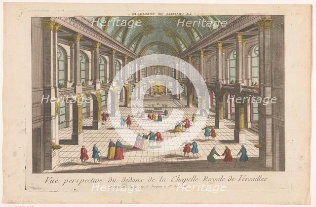 View of the interior of the Palace of Versailles, 1700-1799. Creator: Anon.