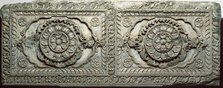Architectural relief panel with floral design, , 18th century. Creator: Unknown.