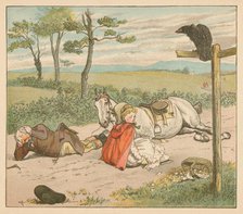 'The Mare broke her knees and the Farmer his crown', c1885, (1934).  Creator: Randolph Caldecott.