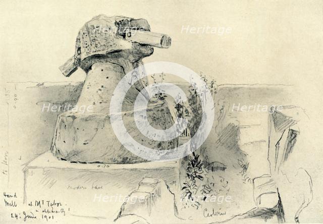 'Ancient Hand-Mill at Mount Tabor', 1902. Creator: John Fulleylove.