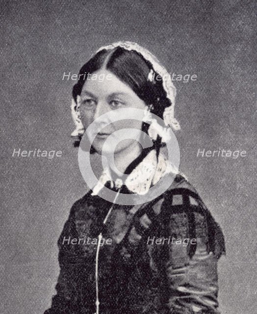 Florence Nightingale, c1860.  Creator: Unknown.