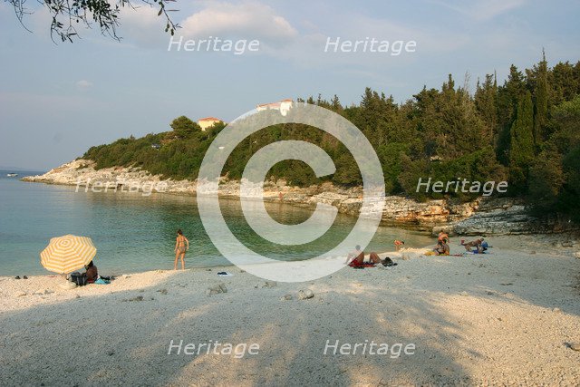 Dafnoudi Beach near Fiscardo, Kefalonia, Greece.