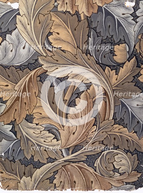 'Acanthus', wallpaper designed by William Morris, 1875. Artist: William Morris