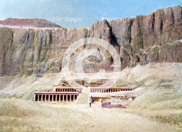 Mortuary temple of Hatshepsut, Deir el Bahari, Luxor, Egypt, 20th Century. Artist: Unknown