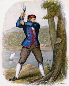 'Norwegian Woodcutter', 1809.Artist: W Dickes