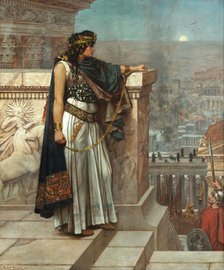 Zenobia's last look on Palmyra, 1888. Artist: Schmalz, Herbert Gustave (1856-1935)