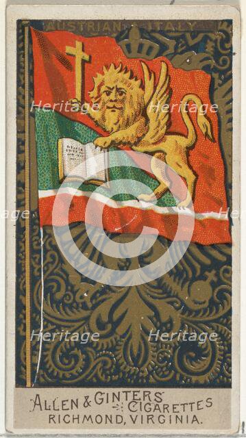 Austrian Italy, from Flags of All Nations, Series 2 (N10) for Allen & Ginter Cigarettes Br..., 1890. Creator: Allen & Ginter.