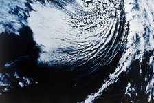 Earth from space - cyclone, c1980s. Creator: NASA.