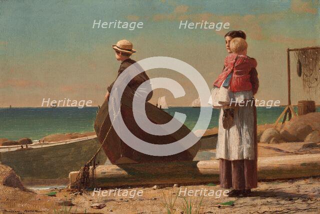 Dad's Coming!, 1873. Creator: Winslow Homer.