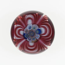 Paperweight, Saint-Louis, c. 1846-55. Creator: Saint-Louis Glassworks.