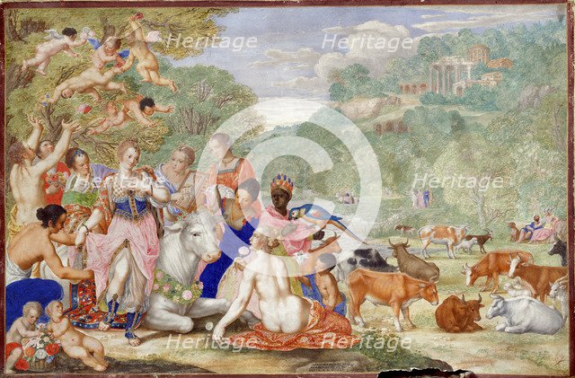 The Rape of Europe', 1621.  Creator: Koenig, Johannes (1586-1632/1635).