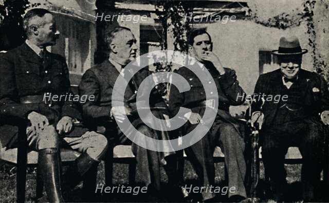 'Allied Conference at Casablanca, French Morocco', January 1943, (1945). Creator: Unknown.