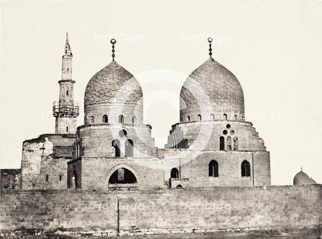 Le Kaire: Tomb of the Sultan El-Ghoury [Cairo], 1849. Creator: Maxime du Camp.