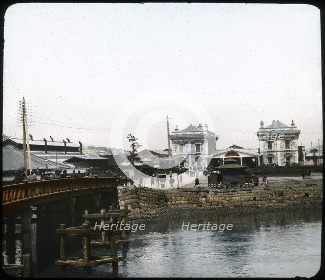 The station, Yokohama, Japan. Artist: Unknown