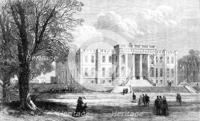 Kimbolton Castle, Huntingdonshire, the seat of the Duke of Manchester, 1870. Creator: Unknown.