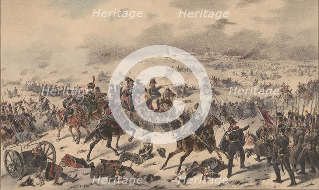 The Polish army at the Battle of Olszynka Grochowska, 1835.