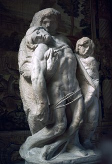 The Palestrina Pieta by Michelangelo, 15th century. Artist: Michelangelo Buonarroti