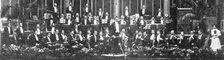 An Eastbourne attraction at the White City: the Duke of Devonshire's orchestra, 1909. Creator: Unknown.