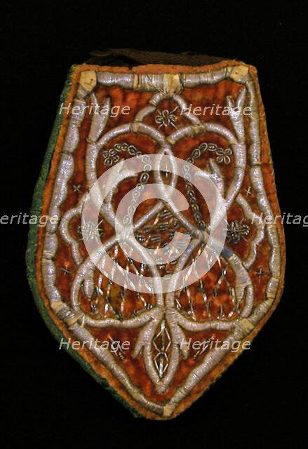 Bag, France, 1680/1700. Creator: Unknown.
