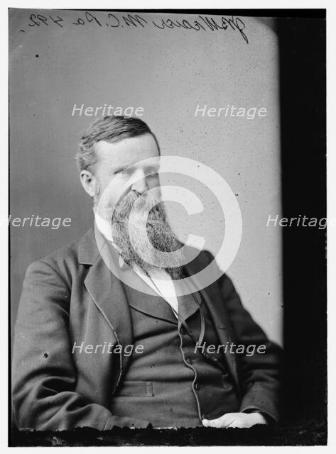 James Baird Weaver of Iowa, between 1870 and 1880. Creator: Unknown.