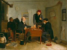 The Card Players, 1846. Creator: Richard Caton Woodville.
