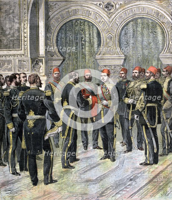 Return of the Grand Cordon of the Legion of Honour to the New Khedive of Egypt, 1892. Artist: Henri Meyer
