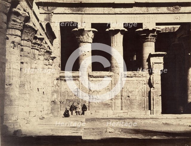 Temple of Edfu, 1867. Creator: Gustave Le Gray.