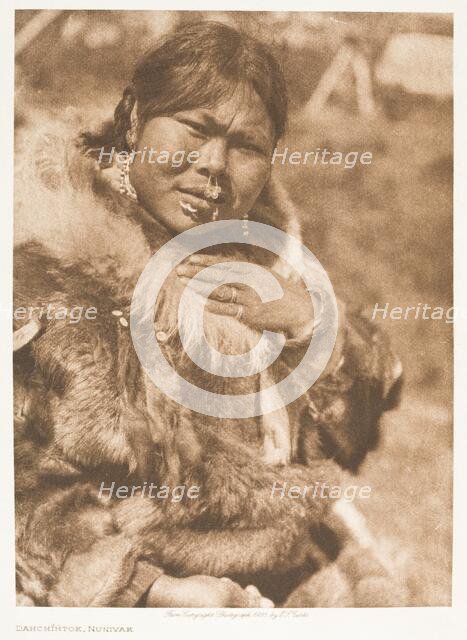 Dahchihtok, Nunivak, 1928. Creator: Edward Sheriff Curtis.