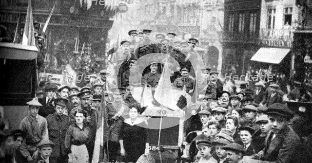 British Expeditionary Force in Rouen, France, First World War, 1914. Artist: Unknown