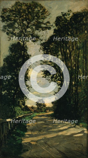 Walk (Road of the Farm Saint-Siméon), 1864. Artist: Monet, Claude (1840-1926)