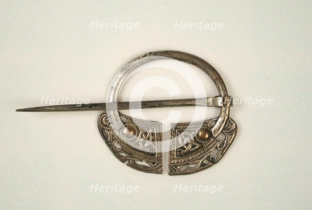 Celtic Brooch, Irish, early 20th century (original dated 8th-11th century). Creator: Unknown.