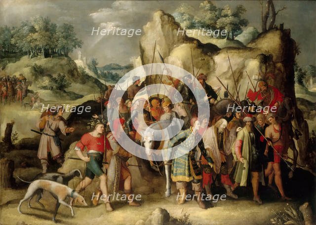 The Conversion of Saint Paul. Creator: Brueghel, Pieter, the Younger (1564-1638).