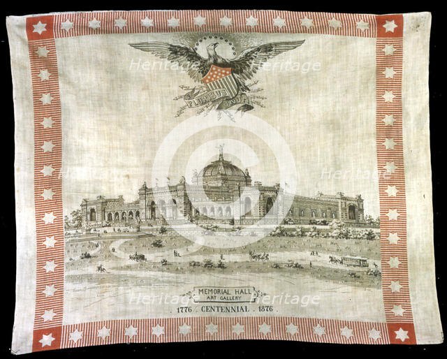 Handkerchief, Pennsylvania, 19th century. Creator: Unknown.