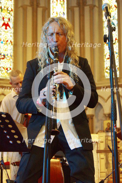 Julian Marc Stringle, Eastbourne Jazz Festival, Christ Church, Sept 2018. Creator: Brian O'Connor.