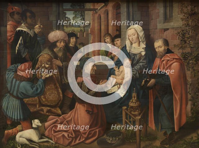The Adoration of the Magi, 1500. Creator: Master of Frankfurt.
