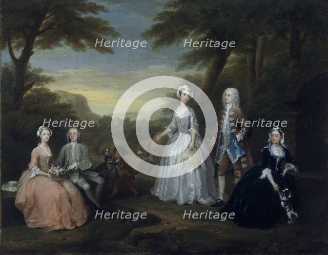 'The Jones Family Conversation Piece', 1730. Artist: William Hogarth.