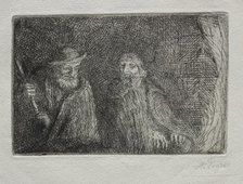 Two Shepherds (Les Deux Bergers). Creator: Alphonse Legros (French, 1837-1911).