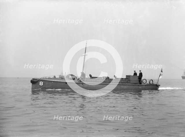 Motor yacht 'Mynonie II', 1914. Creator: Kirk & Sons of Cowes.