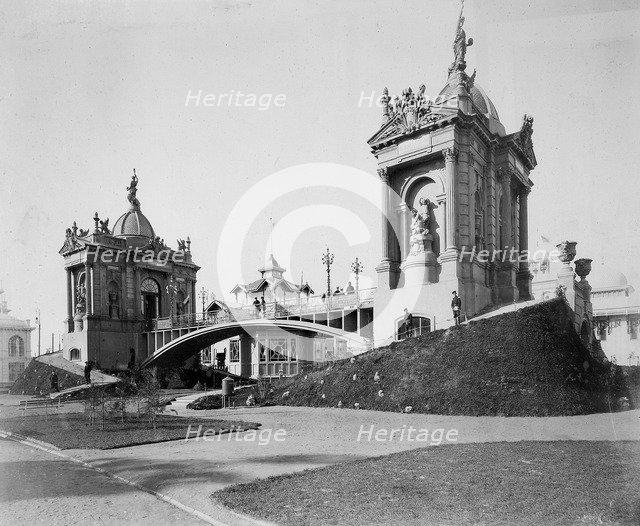 Concrete bridge, the All-Russia Exhibition, Nizhny Novgorod, Russia, 1896.  Artist: Maxim Dmitriev