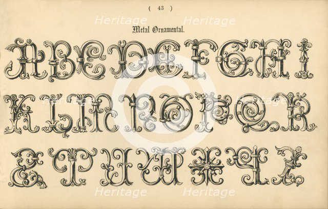 'Metal Ornamental', 1862. Artist: Unknown.