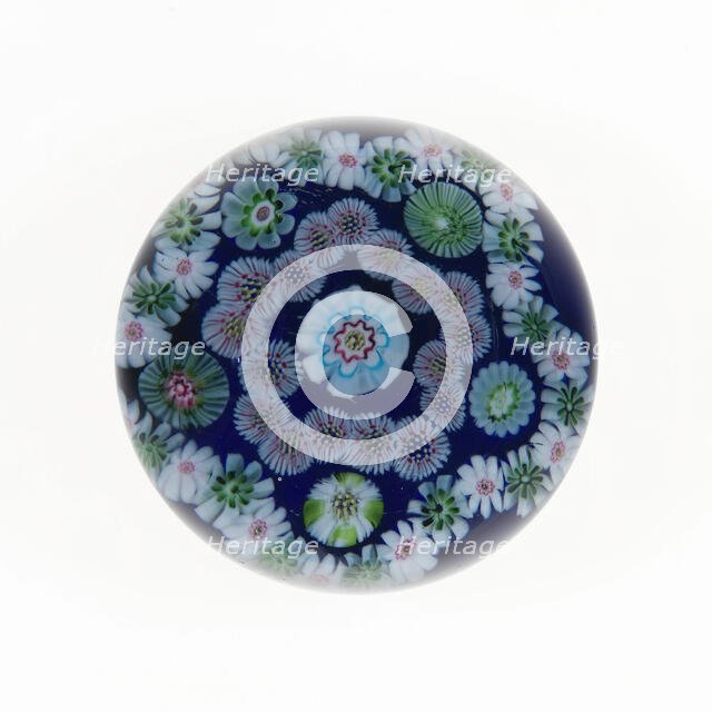Paperweight, Clichy, 19th century. Creator: Clichy Glassworks.