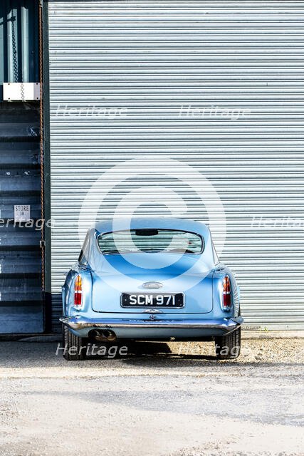 Rear view of a 1961 Aston Martin DB4 GT SWB lightweight. Creator: Unknown.