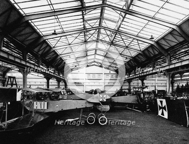 Building for the aeronautical section of AEG, Hennigsdorf near Berlin. Artist: Anonymous  