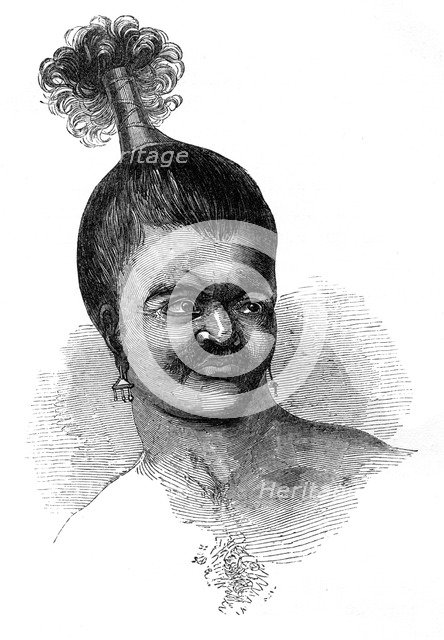 'A native of Omdai Island', 1848. Artist: Unknown