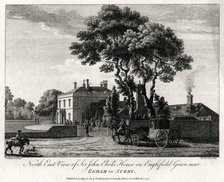 'North East View of Sir John Elvil's House on Englefield Green near Egham in Surry', 1775. Artist: Michael Angelo Rooker