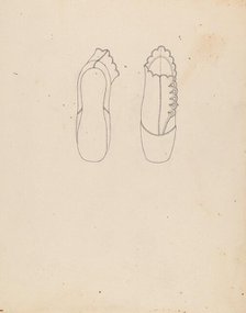 Baby Shoe, 1935/1942. Creator: Margaret Concha.